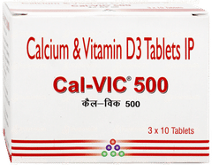 Cal Vic 500 Tablet 10