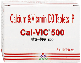 Cal Vic 500 Tablet 10