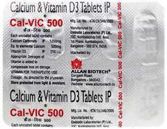 Cal Vic 500 Tablet 10