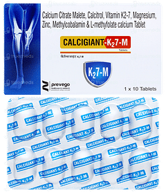 Calcigiant K27 M Tablet 10 Calcigiant K27 M Tablet 10