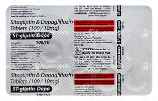 St Gliptin Dapa 100/10 Tablet 15