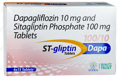 St Gliptin Dapa 100/10 Tablet 15