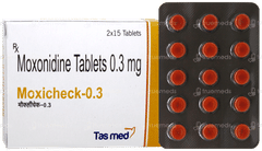 Moxicheck 0.3 Tablet 15 Moxicheck 0.3 Tablet 15