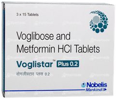 Voglistar Plus 0.2 Tablet 15 Voglistar Plus 0.2 Tablet 15