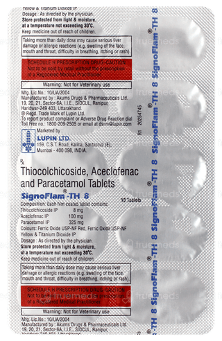 Signoflam Th 8 Tablet 10