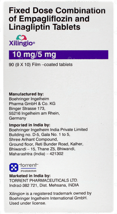 Xilingio 10mg/5mg Tablet 10 Xilingio 10mg/5mg Tablet 10