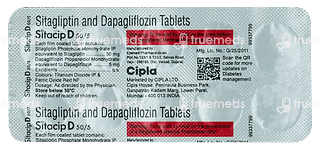 Sitacip D 5/50 MG Tablet 10