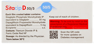 Sitacip D 50/5 Tablet 10