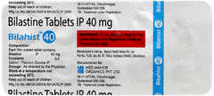 Bilahist 40 Tablet 10 Bilahist 40 Tablet 10