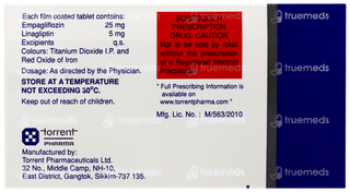 Xilingio 25/5mg Tablet 10