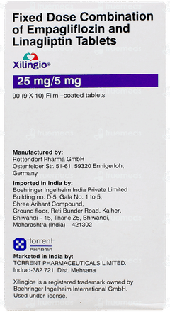 Xilingio 25/5mg Tablet 10 Xilingio 25/5mg Tablet 10