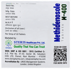 Methidenosole M 400 Tablet 10 Methidenosole M 400 Tablet 10