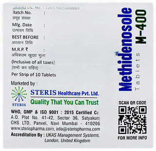 Methidenosole M 400 Tablet 10