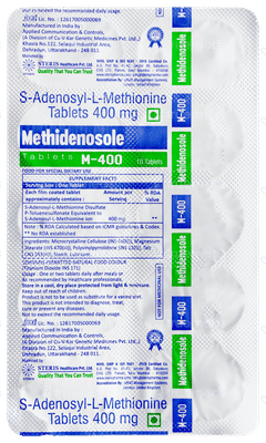 Methidenosole M 400 Tablet 10 Methidenosole M 400 Tablet 10
