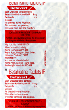 Betavert Tablet 15