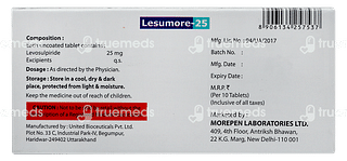 Lesumore 25 MG Tablet 10