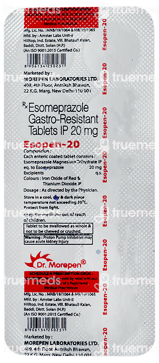 Esopen 20 Tablet 10