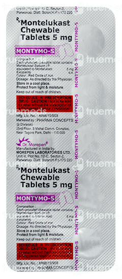 Montymo 5 Chewable Tablet 10