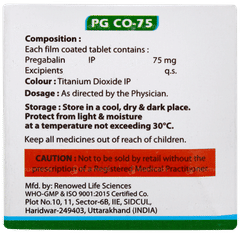 Pg Co 75 Tablet 10