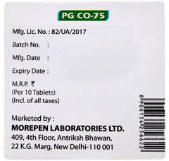 Pg Co 75 Tablet 10
