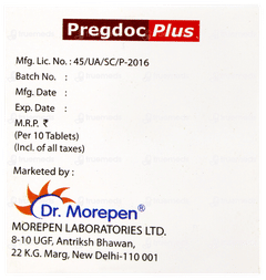 Pregdoc Plus Tablet 10 Pregdoc Plus Tablet 10