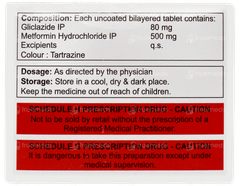 Glymour M 80 Tablet 10