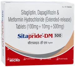Sitapride Dm 500 Tablet 15 Sitapride Dm 500 Tablet 15