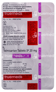 Telismart 20 Tablet 15 Telismart 20 Tablet 15