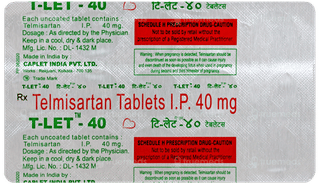 T Let 40 Tablet 15