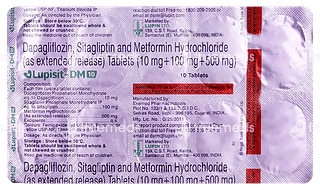 Lupisit Dm 10/500/100 MG Tablet 10