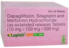 Lupisit Dm 10/500 Tablet 10 Lupisit Dm 10/500 Tablet 10