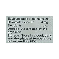 Dexam 4mg Tablet 8 Dexam 4mg Tablet 8