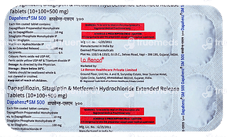 Dapahenz Sm 500 MG Tablet 10