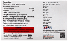 Sylonine 400Mg Tablet 10 Sylonine 400Mg Tablet 10