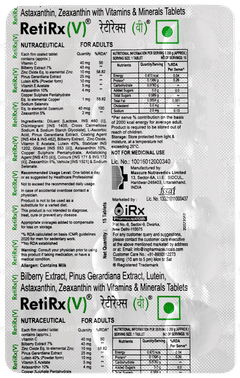 Retirx V Tablet 15
