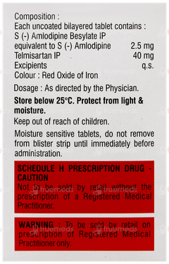 Eslo Tel 2.5Mg Tablet 15