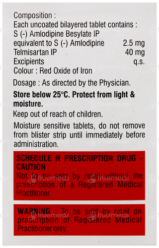 Eslo Tel 2.5Mg Tablet 15