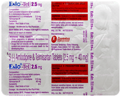 Eslo Tel 2.5Mg Tablet 15