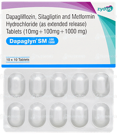 Dapaglyn Sm 100/1000 Tablet 10