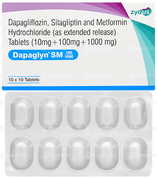 Dapaglyn Sm 100/1000 Tablet 10
