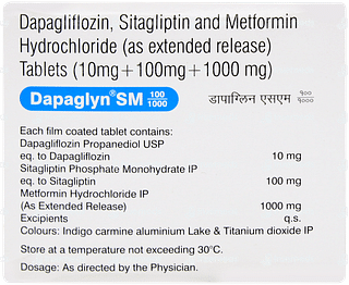 Dapaglyn Sm 100/1000 Tablet 10