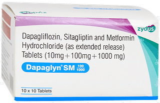 Dapaglyn Sm 100/1000 Tablet 10