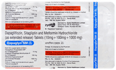 Dapaglyn Sm 100/1000 Tablet 10 Dapaglyn Sm 100/1000 Tablet 10