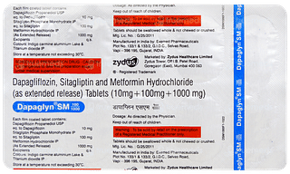 Dapaglyn Sm 100/1000 Tablet 10