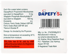 Dapefy S 5/100 Tablet 15