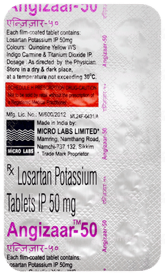 Angizaar 50 Tablet 15