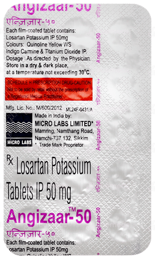 Angizaar 50 Tablet 15