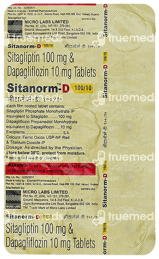 Sitanorm D 100/10 Tablet 15
