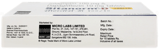 Sitanorm D 100/10 Tablet 15