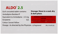 Aldo 2.5 Tablet 15 Aldo 2.5 Tablet 15